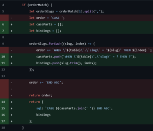 Imagem do commit com a correção da vulnerabilidade 